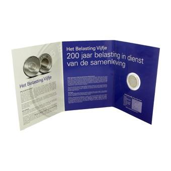 Belasting 5 euro 2006 herdenkingsmunt zilver proof